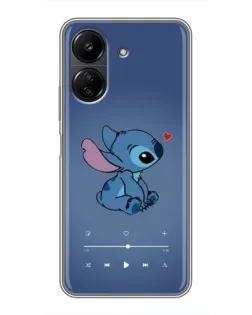 Чохол для Xiaomi POCO C65 з картинкою «Музичний Stitch»