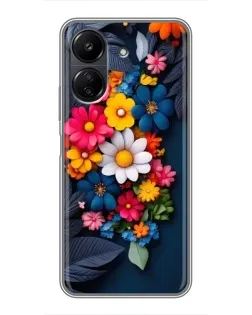 Чохол для Xiaomi POCO C65 з картинкою «Квіткова феєрія» Чохол для Xiaomi POCO C65 з картинкою «Квіткова феєрія»