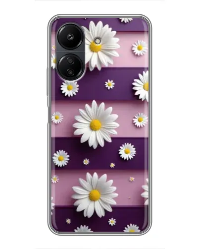 Чохол для Xiaomi POCO C65 з картинкою «Ромашки на фіолетовому» Чохол для Xiaomi POCO C65 з картинкою «Ромашки на фіолетовому»