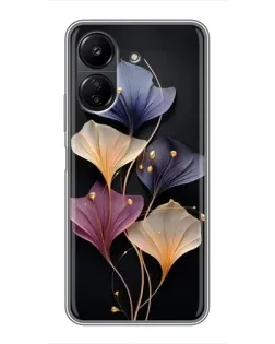 Чохол для Xiaomi POCO C65 з картинкою «Лілові квіти грації» Чохол для Xiaomi POCO C65 з картинкою «Лілові квіти грації»