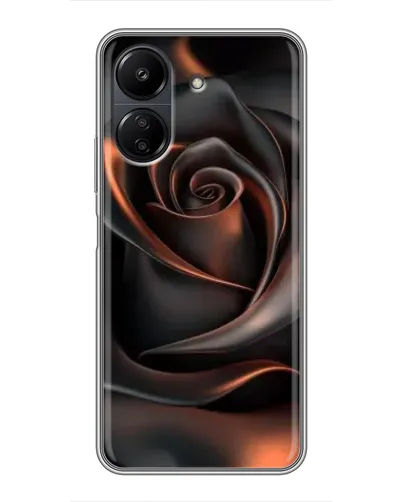 Чохол для Xiaomi POCO C65 з картинкою «Шовкова чорна троянда» Чохол для Xiaomi POCO C65 з картинкою «Шовкова чорна троянда»