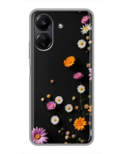 Чехол для Xiaomi POCO C65 с картинкой «Цветочная композиция»