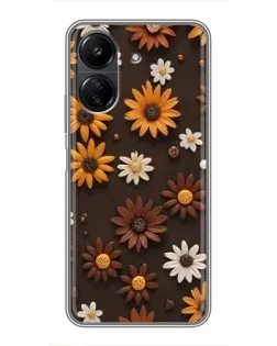 Чохол для Xiaomi POCO C65 з картинкою «Візерунок з маленьких соняшників» Чохол для Xiaomi POCO C65 з картинкою «Візерунок з маленьких соняшників»
