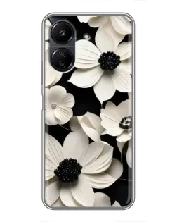 Чохол для Xiaomi POCO C65 з картинкою «Об'ємні білі квіти» Чохол для Xiaomi POCO C65 з картинкою «Об'ємні білі квіти»