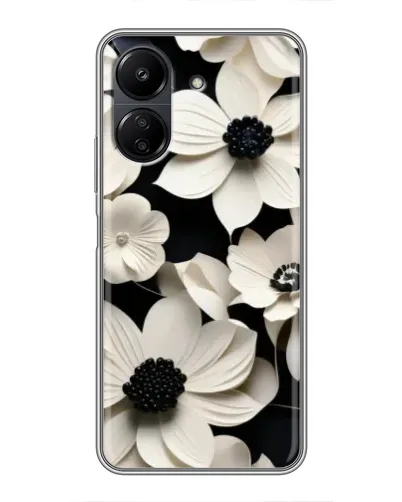 Чохол для Xiaomi POCO C65 з картинкою «Об'ємні білі квіти» Чохол для Xiaomi POCO C65 з картинкою «Об'ємні білі квіти»