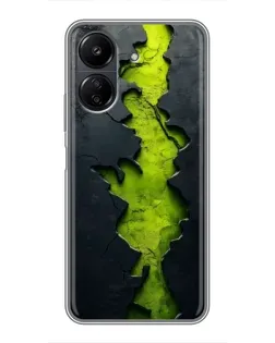 Чохол для Xiaomi POCO C65 з картинкою «Салатовий розлом скелі» Чохол для Xiaomi POCO C65 з картинкою «Салатовий розлом скелі»