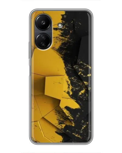 Чохол для Xiaomi POCO C65 з картинкою «Золоті уламки геометрії» Чохол для Xiaomi POCO C65 з картинкою «Золоті уламки геометрії»