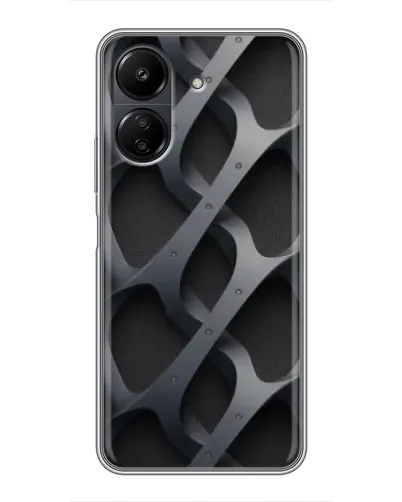 Чохол для Xiaomi POCO C65 з картинкою «Об'ємне сіре плетіння» Чохол для Xiaomi POCO C65 з картинкою «Об'ємне сіре плетіння»