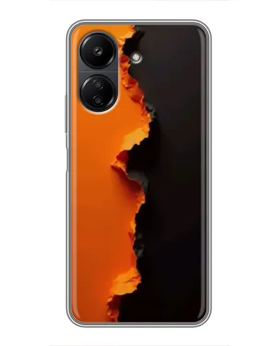 Чохол для Xiaomi POCO C65 з картинкою «Помаранчевий розлом» Чохол для Xiaomi POCO C65 з картинкою «Помаранчевий розлом»
