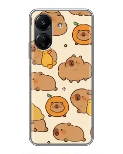 Чохол для Xiaomi POCO C65 з картинкою «Капібари з апельсинами» Чохол для Xiaomi POCO C65 з картинкою «Капібари з апельсинами»