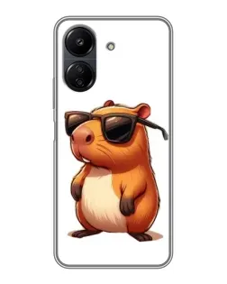 Чохол для Xiaomi POCO C65 з картинкою «Капібара в окулярах» Чохол для Xiaomi POCO C65 з картинкою «Капібара в окулярах»