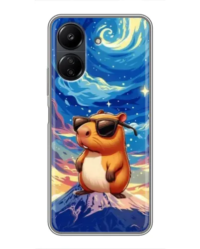 Чехол для Xiaomi POCO C65 с картинкой «Капибара Ван Гога» Чехол для Xiaomi POCO C65 с картинкой «Капибара Ван Гога»