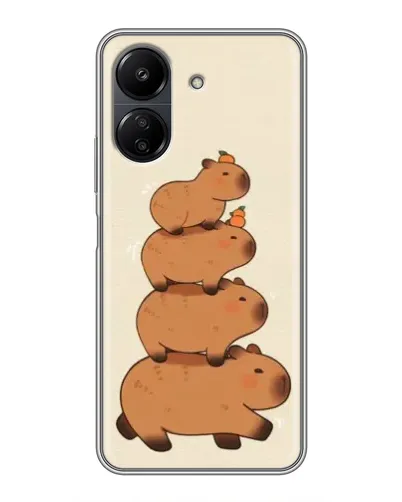 Чехол для Xiaomi POCO C65 с картинкой «Башня из капибар» Чехол для Xiaomi POCO C65 с картинкой «Башня из капибар»