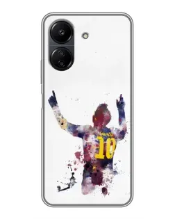 Чохол для Xiaomi POCO C65 з картинкою «Messi Barca»