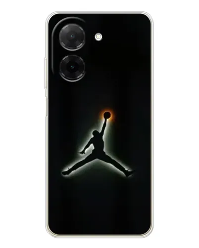 Чехол для Xiaomi Poco C71 с картинкой «Jordan Gradient Logo»