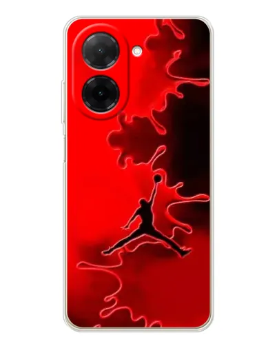 Чехол для Xiaomi Poco C71 с картинкой «Jordan Red Smoke»