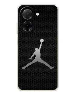 Чехол для Xiaomi Poco C71 с картинкой «Jordan Dark Carbon»