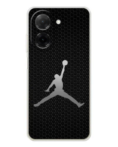 Чехол для Xiaomi Poco C71 с картинкой «Jordan Dark Carbon»