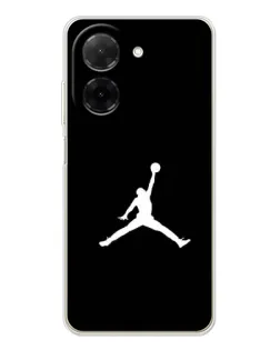 Чехол для Xiaomi Poco C71 с картинкой «Jordan Silhouette»