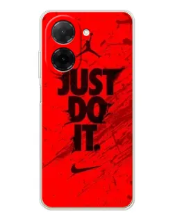Чехол для Xiaomi Poco C71 с картинкой «Nike Just Do It»