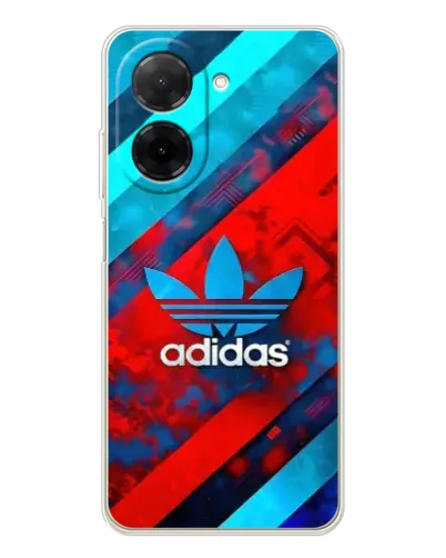 Чехол для Xiaomi Poco C71 с картинкой «Абстракция Adidas»