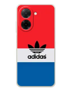 Чехол для Xiaomi Poco C71 с картинкой «Ретро блоки Adidas»