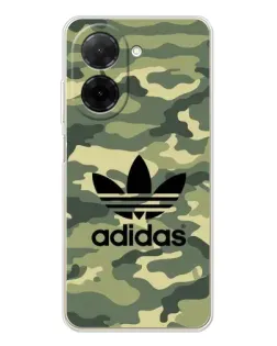 Чехол для Xiaomi Poco C71 с картинкой «Милитари стиль Adidas»