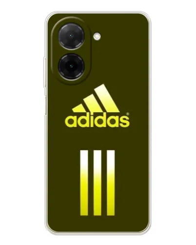 Чехол для Xiaomi Poco C71 с картинкой «Оливковый градиент Adidas»