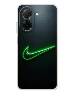 Чехол для Xiaomi Poco C71 с картинкой «Неоновый контур Nike» Чехол для Xiaomi Poco C71 с картинкой «Неоновый контур Nike»