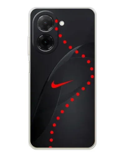 Чехол для Xiaomi Poco C71 с картинкой «Абстрактный дизайн Nike»