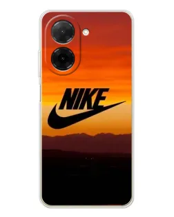 Чехол для Xiaomi Poco C71 с картинкой «Nike — вечерний горизонт»