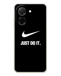 Чехол для Xiaomi Poco C71 с картинкой «Классический принт Nike»