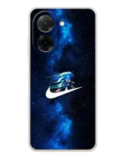 Чехол для Xiaomi Poco C71 с картинкой «Звездный путь Nike»