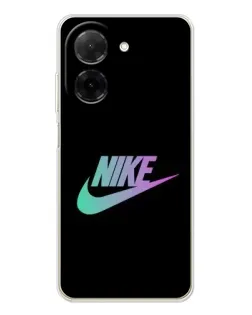 Чехол для Xiaomi Poco C71 с картинкой «Nike — городская ночь»