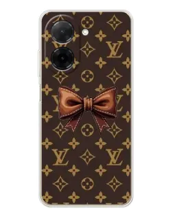 Чехол для Xiaomi Poco C71 с картинкой «LV с бантом»