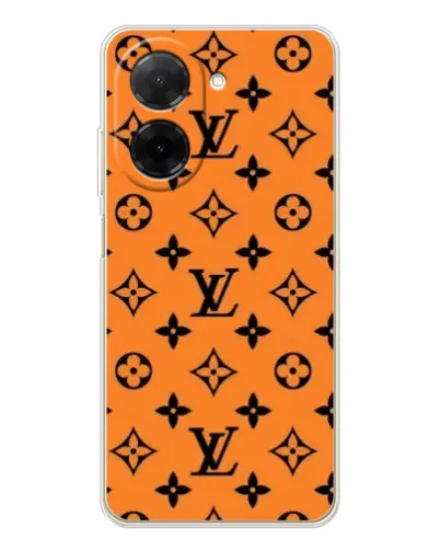 Чехол для Xiaomi Poco C71 с картинкой «Оранжевый стиль LV»