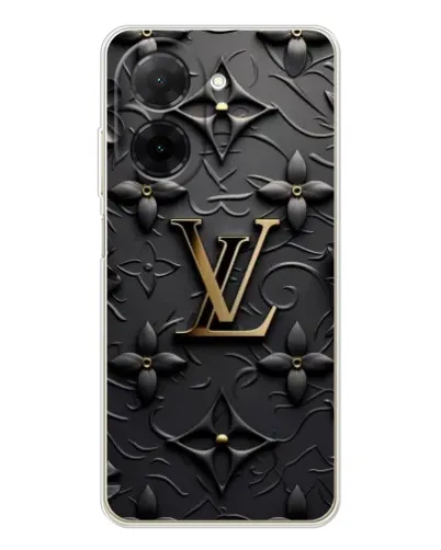 Чехол для Xiaomi Poco C71 с картинкой «Кожаная текстура LV»