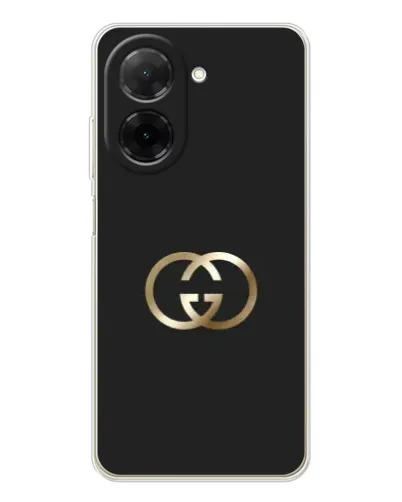 Чехол для Xiaomi Poco C71 с картинкой «Минимализм Gucci»