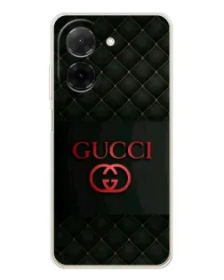 Чехол для Xiaomi Poco C71 с картинкой «Gucci — стеганый черный»