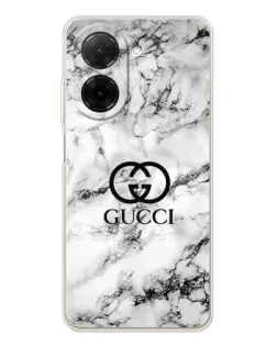 Чехол для Xiaomi Poco C71 с картинкой «Gucci — мраморный шик»