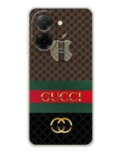Чехол для Xiaomi Poco C71 с картинкой «Gucci — брендированный десерт»