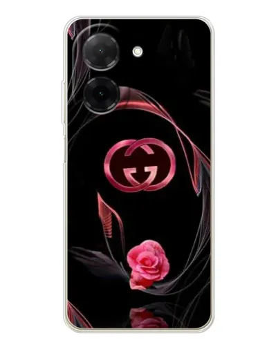 Чехол для Xiaomi Poco C71 с картинкой «Gucci — неоновая роза»