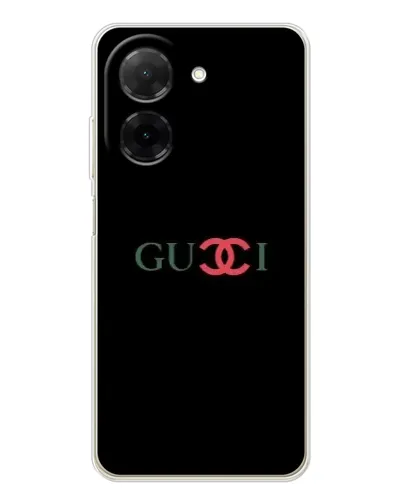 Чехол для Xiaomi Poco C71 с картинкой «Gucci — красный градиент»