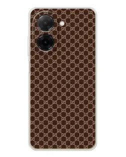Чохол для Xiaomi Poco C71 з картинкою «Gucci — шоколадна сітка»
