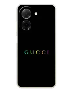 Чохол для Xiaomi Poco C71 з картинкою «Gucci — неоновий мінімалізм»