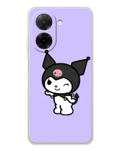 Чехол для Xiaomi Poco C71 с картинкой «Классическая Kuromi»