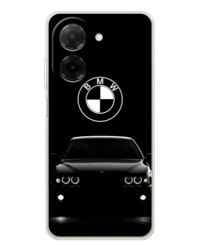 Чехол для Xiaomi Poco C71 с картинкой «BMW — взгляд из темноты»