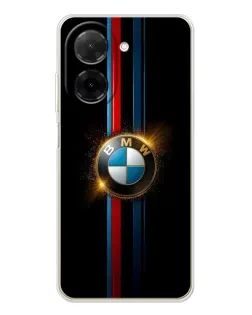 Чехол для Xiaomi Poco C71 с картинкой «BMW M-Power неон»