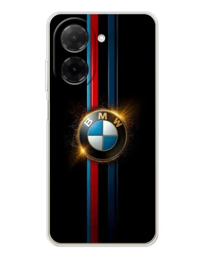 Чехол для Xiaomi Poco C71 с картинкой «BMW M-Power неон»