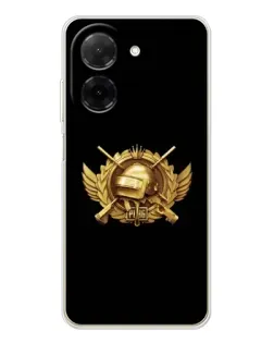 Чехол для Xiaomi Poco C71 с картинкой «PUBG — оранжевый градиент» Чехол для Xiaomi Poco C71 с картинкой «PUBG — оранжевый градиент»